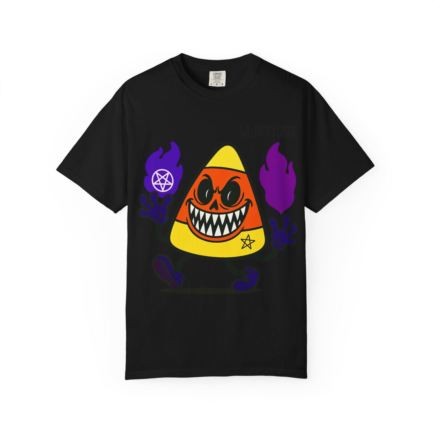 LIL BRUH GWOP CANDY CORN TEE - MULTI COLORS
