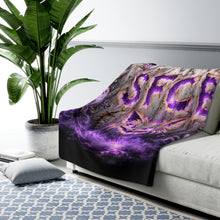 画像をギャラリービューアに読み込む, SFCB HALLOWEEN PUMPKIN SHERPA FLEECE BLANKET
