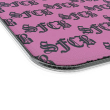 Load image into Gallery viewer, RAINY BEAR X LIL BRUH GWOP SFCB PINK MONOGRAM LED GAMING MOUSE PAD WIRELESS CHARGING - PINK
