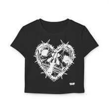 Load image into Gallery viewer, BARBED LOVE CROP TEE
