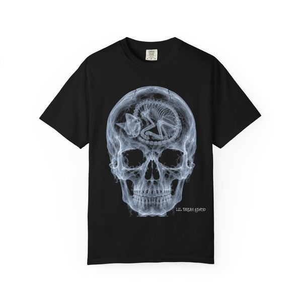 X RAY CAT SKELETON SKULL TEE - MULTI COLORS