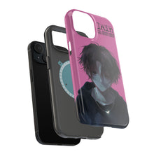 Load image into Gallery viewer, SERIAL EXPERIMENTS LAIN X LIL BRUH GWOP MAGNETIC IMPACT RESISTANT TOUGH PINK PHONE CASE
