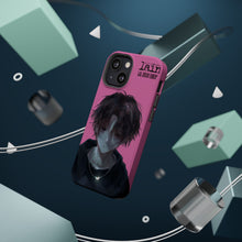 Load image into Gallery viewer, SERIAL EXPERIMENTS LAIN X LIL BRUH GWOP MAGNETIC IMPACT RESISTANT TOUGH PINK PHONE CASE
