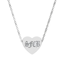 Load image into Gallery viewer, LIL BRUH GWOP X RAINY BEAR SFCB HEART NECKLACE - MULTI COLORS
