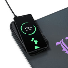 Load image into Gallery viewer, LIL BRUH GWOP LED GAMING MOUSE PAD WIRELESS CHARGING
