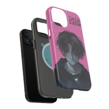 Load image into Gallery viewer, SERIAL EXPERIMENTS LAIN X LIL BRUH GWOP MAGNETIC IMPACT RESISTANT TOUGH PINK PHONE CASE
