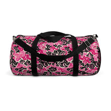 Load image into Gallery viewer, TRIPPY WITCHY MUSHROOM LIL BRUH GWOP® PINK CAMO DUFFEL BAG 2026
