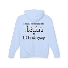 Load image into Gallery viewer, SERIAL EXPERIMENTS LAIN X LIL BRUH GWOP ANIME HOODIE - MULTI COLORS
