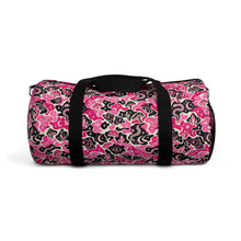 Load image into Gallery viewer, TRIPPY WITCHY MUSHROOM LIL BRUH GWOP® PINK CAMO DUFFEL BAG 2026
