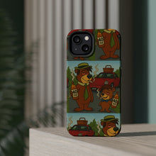 Load image into Gallery viewer, RAINY BEAR X LIL BRUH GWOP SFCB YOGI BEAR BOO BOO MAGNETIC IMPACT RESISTANT PHONE CASES
