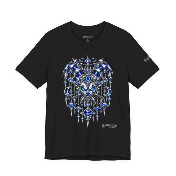 SATURN CLOWN JESTER CHROME SIGIL TEE LIL BRUH GWOP