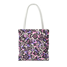 Load image into Gallery viewer, TRIPPY WITCHY MUSHROOM LIL BRUH GWOP® CAMO TOTE BAG 2026
