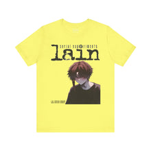Load image into Gallery viewer, SERIAL EXPERIMENTS LAIN X LIL BRUH GWOP ANIME TEE - MULTI COLORS
