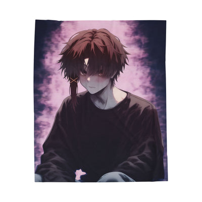 LIL BRUH GWOP X SERIAL EXPERIMENTS LAIN VELVETEEN PLUSH BLANKET