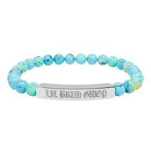 画像をギャラリービューアに読み込む, LIL BRUH GWOP NATURAL CRYSTAL BRACELET (ENGRAVING) - MULTI COLORS
