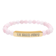 画像をギャラリービューアに読み込む, LIL BRUH GWOP NATURAL CRYSTAL BRACELET (ENGRAVING) - MULTI COLORS
