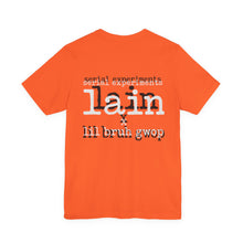 Load image into Gallery viewer, SERIAL EXPERIMENTS LAIN X LIL BRUH GWOP ANIME TEE - MULTI COLORS
