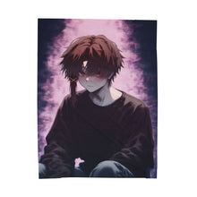 画像をギャラリービューアに読み込む, LIL BRUH GWOP X SERIAL EXPERIMENTS LAIN VELVETEEN PLUSH BLANKET
