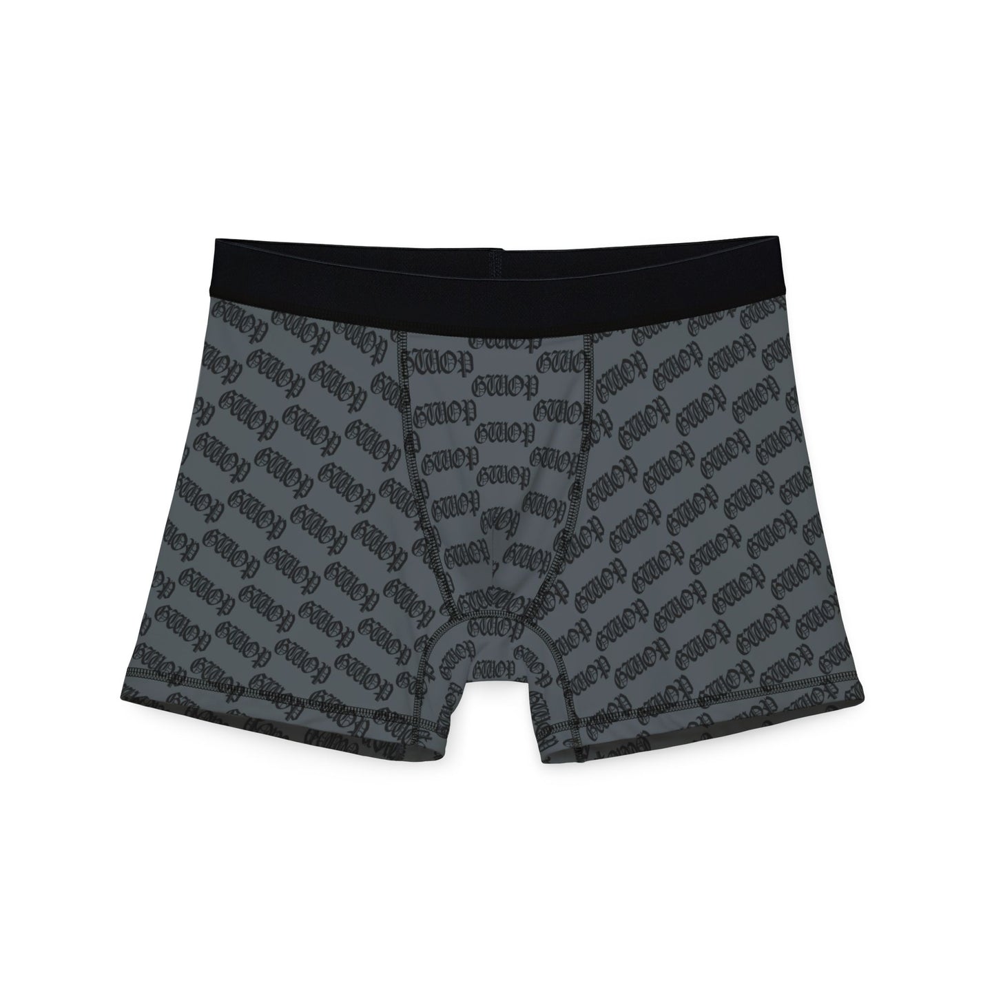 GWOP UNISEX BOXERS - MONOGRAM GRAY