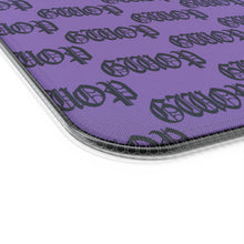Load image into Gallery viewer, GWOP MONOGRAM LED GAMING MOUSE PAD WIRELESS CHARGING - PURPLE
