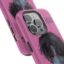 Load image into Gallery viewer, SERIAL EXPERIMENTS LAIN X LIL BRUH GWOP MAGNETIC IMPACT RESISTANT TOUGH PINK PHONE CASE
