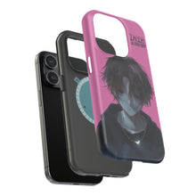 Load image into Gallery viewer, SERIAL EXPERIMENTS LAIN X LIL BRUH GWOP MAGNETIC IMPACT RESISTANT TOUGH PINK PHONE CASE

