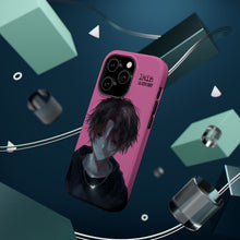 Load image into Gallery viewer, SERIAL EXPERIMENTS LAIN X LIL BRUH GWOP MAGNETIC IMPACT RESISTANT TOUGH PINK PHONE CASE
