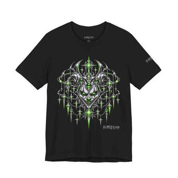 JESTER CLOWN DOG CHROME SIGIL STAR TEE LIL BRUH GWOP
