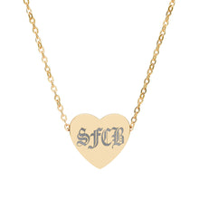Load image into Gallery viewer, LIL BRUH GWOP X RAINY BEAR SFCB HEART NECKLACE - MULTI COLORS
