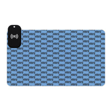 Load image into Gallery viewer, GWOP MONOGRAM LED GAMING MOUSE PAD WIRELESS CHARGING - BLUE

