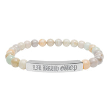 画像をギャラリービューアに読み込む, LIL BRUH GWOP NATURAL CRYSTAL BRACELET (ENGRAVING) - MULTI COLORS
