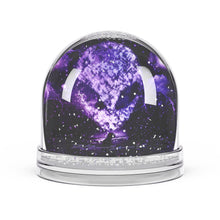 Load image into Gallery viewer, STARSEED ALIEN UFO SNOW GLOBE - PURPLE
