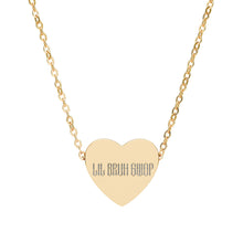 Load image into Gallery viewer, LIL BRUH GWOP HEART NECKLACE - MULTI COLORS
