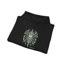 Load image into Gallery viewer, ABDUCTOR UFO JESTER CHROME SIGIL HOODIE | LIL BRUH GWOP
