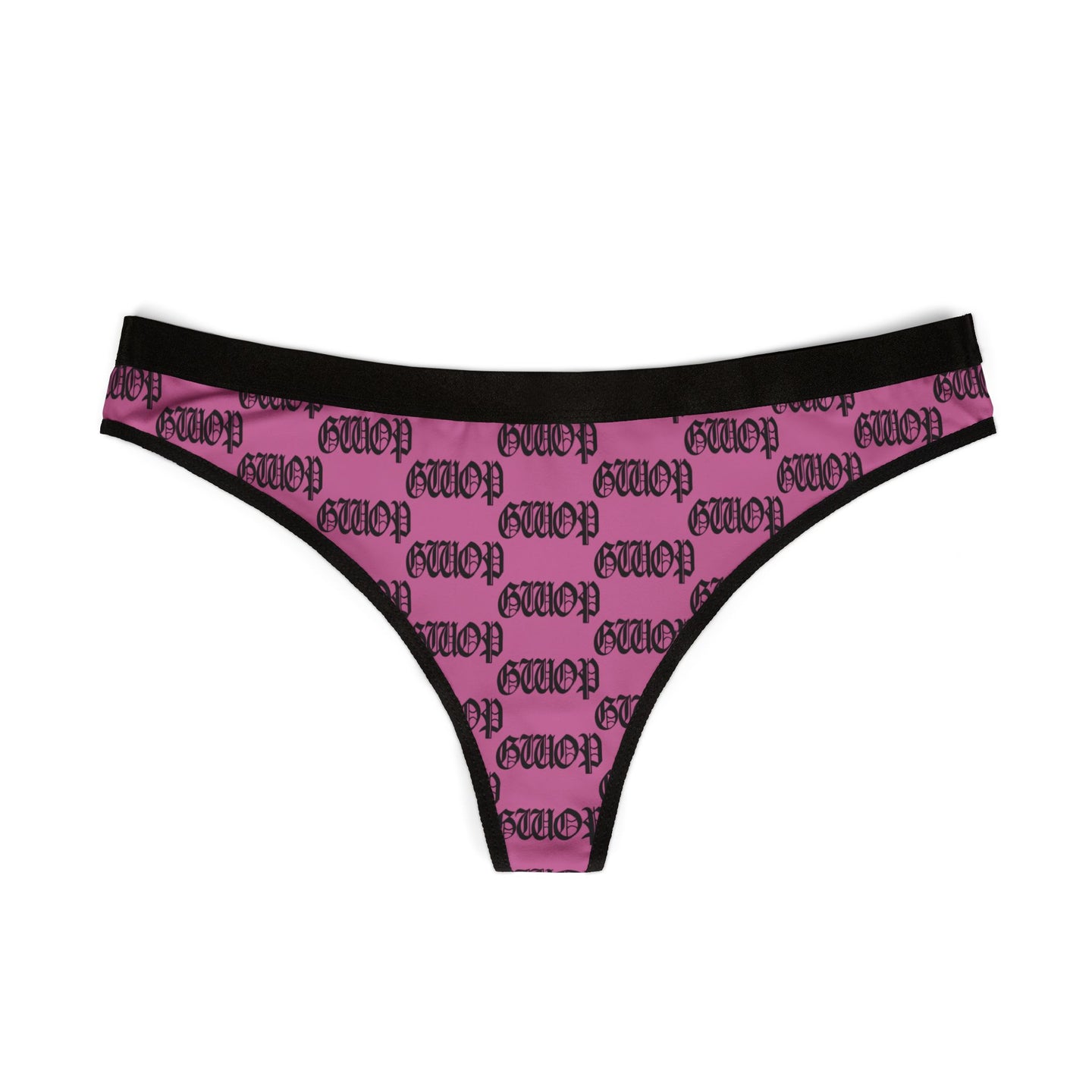 GWOP MONOGRAM THONGS - PINK