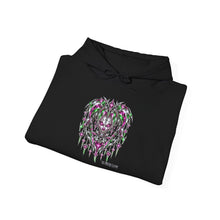 Load image into Gallery viewer, TWIN DAGGER HARLEQUIN CHROME SIGIL HOODIE | LIL BRUH GWOP
