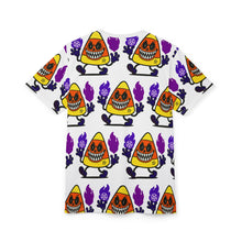 Load image into Gallery viewer, LIL BRUH GWOP CANDY CORN HALLOWEEN ALL OVER TEE
