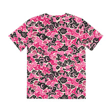 Load image into Gallery viewer, TRIPPY WITCHY MUSHROOM LIL BRUH GWOP® PINK CAMO 2026 TEE
