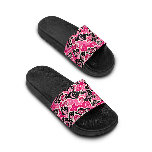 TRIPPY WITCHY MUSHROOM LIL BRUH GWOP® PINK CAMO 2026 SLIDES