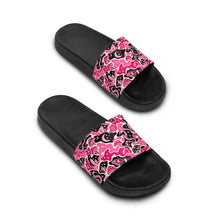 Load image into Gallery viewer, TRIPPY WITCHY MUSHROOM LIL BRUH GWOP® PINK CAMO 2026 SLIDES
