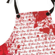 Load image into Gallery viewer, BLOOD SPLATTER SCRIPT APRON
