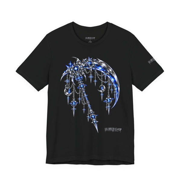 LUNAR REAPER SCYTHE CHROME SIGIL TEE | LIL BRUH GWOP