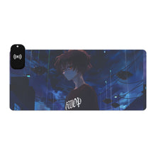 Load image into Gallery viewer, LIL BRUH GWOP ANIME UFO GOODBYE おやすみ LED GAMING MOUSE PAD WIRELESS CHARGING

