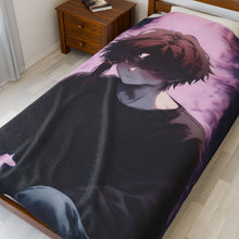 画像をギャラリービューアに読み込む, LIL BRUH GWOP X SERIAL EXPERIMENTS LAIN VELVETEEN PLUSH BLANKET
