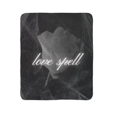 Load image into Gallery viewer, Love Spell Fleece Sherpa Blanket
