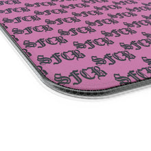 Load image into Gallery viewer, RAINY BEAR X LIL BRUH GWOP SFCB PINK MONOGRAM LED GAMING MOUSE PAD WIRELESS CHARGING - PINK
