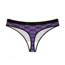 Load image into Gallery viewer, GWOP MONOGRAM THONGS - PURPLE
