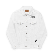 Load image into Gallery viewer, LIL BRUH GWOP DENIM JACKET (Embroidery) - WHITE
