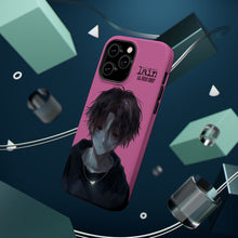 Load image into Gallery viewer, SERIAL EXPERIMENTS LAIN X LIL BRUH GWOP MAGNETIC IMPACT RESISTANT TOUGH PINK PHONE CASE
