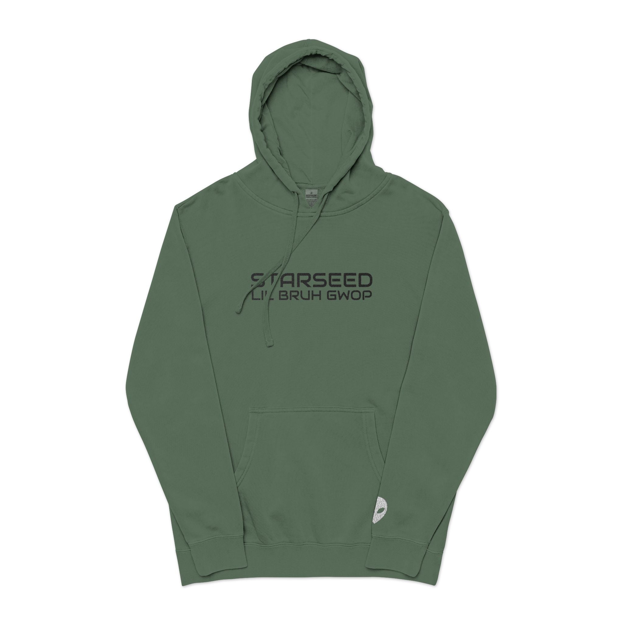 LIL BRUH GWOP STARSEED 2025 PIGMENT DYED HOODIE (Embroidery)